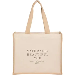 Sol Recycled Cotton & Jute Shopper Tote
