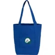 Mini 6oz Recycled Cotton Canvas Tote | https://www.bestnamebadges.com