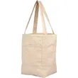 Mini 6oz Recycled Cotton Canvas Tote | https://www.bestnamebadges.com
