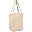 Mini 6oz Recycled Cotton Canvas Tote | https://www.bestnamebadges.com