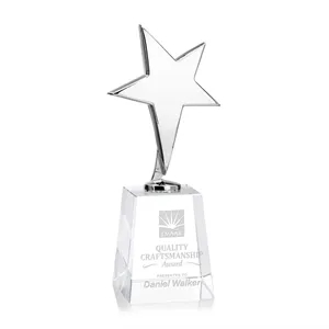 Tuscany Chrome Star on Celestina Base - Clear