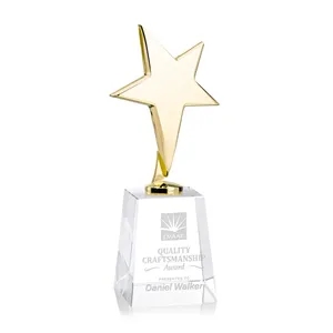 Tuscany Gold Star on Celestina Base - Clear