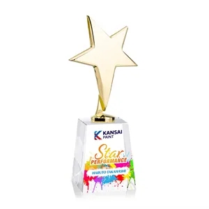 Tuscany Gold Star VividPrint™ Award on Celestina Base-Clear