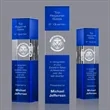 Araceli Tower 3D Award - Blue | https://www.bestnamebadges.com