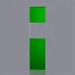 Araceli Tower 3D Award - Green | https://www.bestnamebadges.com