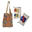 Bottom Zipper Full Color Cotton Fold-able Tote Bag | https://www.bestnamebadges.com