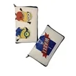 Bottom Zipper Full Color Cotton Fold-able Tote Bag | https://www.bestnamebadges.com