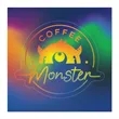 3" x 3" Custom-Shaped Kiss-Cut Holographic Sticker | https://www.bestnamebadges.com