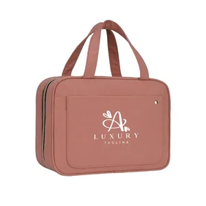 Water Resistant Nylon Hanging Toiletry Bag