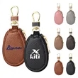 Small PU Leather Car Key Fob Case W/ Zipper | https://www.bestnamebadges.com