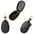 Small PU Leather Car Key Fob Case W/ Zipper | https://www.bestnamebadges.com