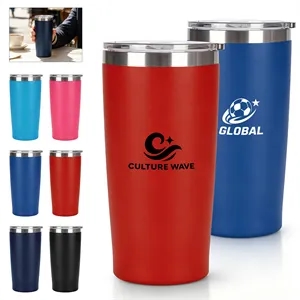 20Oz Stainless Steel Insulated Coffee Tumbler W/ Slide Lid