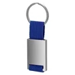 Zinc Keytag With Webbing Strap and Key Ring | https://www.bestnamebadges.com