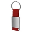 Zinc Keytag With Webbing Strap and Key Ring | https://www.bestnamebadges.com