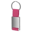 Zinc Keytag With Webbing Strap and Key Ring | https://www.bestnamebadges.com