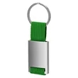 Zinc Keytag With Webbing Strap and Key Ring | https://www.bestnamebadges.com