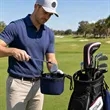 Portable Golf Club Cleaner Bag W/ Detachable Clip | https://www.bestnamebadges.com