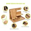 Wooden Phone Docking Station Nightstand Organizer | https://www.bestnamebadges.com