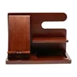 Wooden Phone Docking Station Nightstand Organizer | https://www.bestnamebadges.com