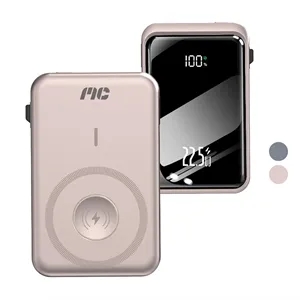10000mAh Power Bank W/ Charging Cable & Wireless Charger