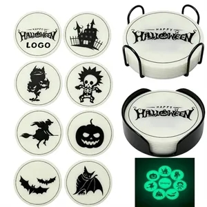 Halloween Silicone 3.9" Coaster