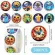 Halloween Holiday Holographic Sticker Labels 500pcs | https://www.bestnamebadges.com