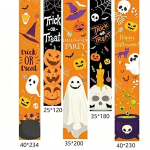 Halloween banner set