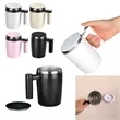 Rechargeable Stainless Steel Automatic Coffee Mixer | https://www.bestnamebadges.com