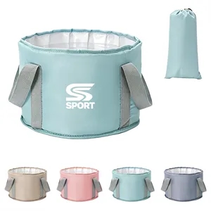 Portable Collapsible Bucket Foot Bath Tub W/ Handle