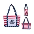 Americana 600D Beach Tote | https://www.bestnamebadges.com