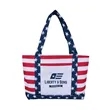 Americana 600D Beach Tote | https://www.bestnamebadges.com