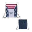 Americana 600D Drawstring Bag | https://www.bestnamebadges.com