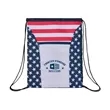 Americana 600D Drawstring Bag | https://www.bestnamebadges.com