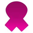 Awareness Ribbon Full Color Magnet | https://www.bestnamebadges.com