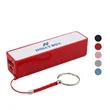 Plastic High Capacity USA made Power Bank w/ KeyRing + Cable | https://www.bestnamebadges.com