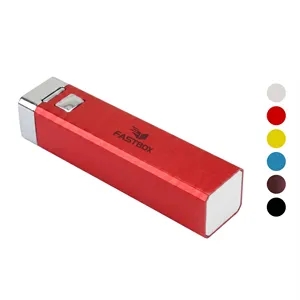 Aluminium Portable Power Banks 2600mAh