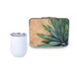 Retro Lunchbox & Single 12 Oz. Stemless Wine | https://www.bestnamebadges.com