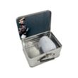 Retro Lunchbox & Single 10 Oz. Stemless Wine | https://www.bestnamebadges.com