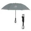 46" Arc Telescopic Inversion Umbrella With Carabiner Hand... | https://www.bestnamebadges.com