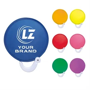 Custom Foldable Nylon Hand Fan Outdoor Event Gifts