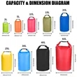 10L Custom Waterproof Dry Bag With Adjustable Shoulder Strap | https://www.bestnamebadges.com