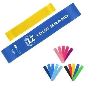 Custom Latex Mini Resistance Band Fitness Corporate Gifts