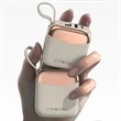 Custom 10000mAh Mini Power Bank With Built In Cables Gifts | https://www.bestnamebadges.com