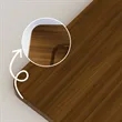 Custom Adjustable Wood Grain Book Tablet Stand Office Gifts | https://www.bestnamebadges.com