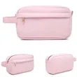 Portable Handheld Corduroy makeup bag | https://www.bestnamebadges.com