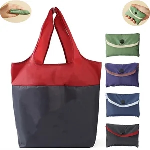 Foldable 230T Recycled Polyester Shopping Tote Bag