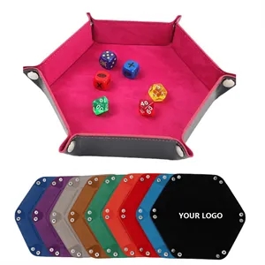 Hexagon PU Dice Tray