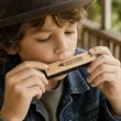 Wood Harmonica | https://www.bestnamebadges.com