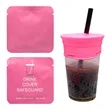 Disposable Drink Cover | https://www.bestnamebadges.com