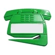 Telephone Shape Plastic Letter Opener Envelope Slitter | https://www.bestnamebadges.com
